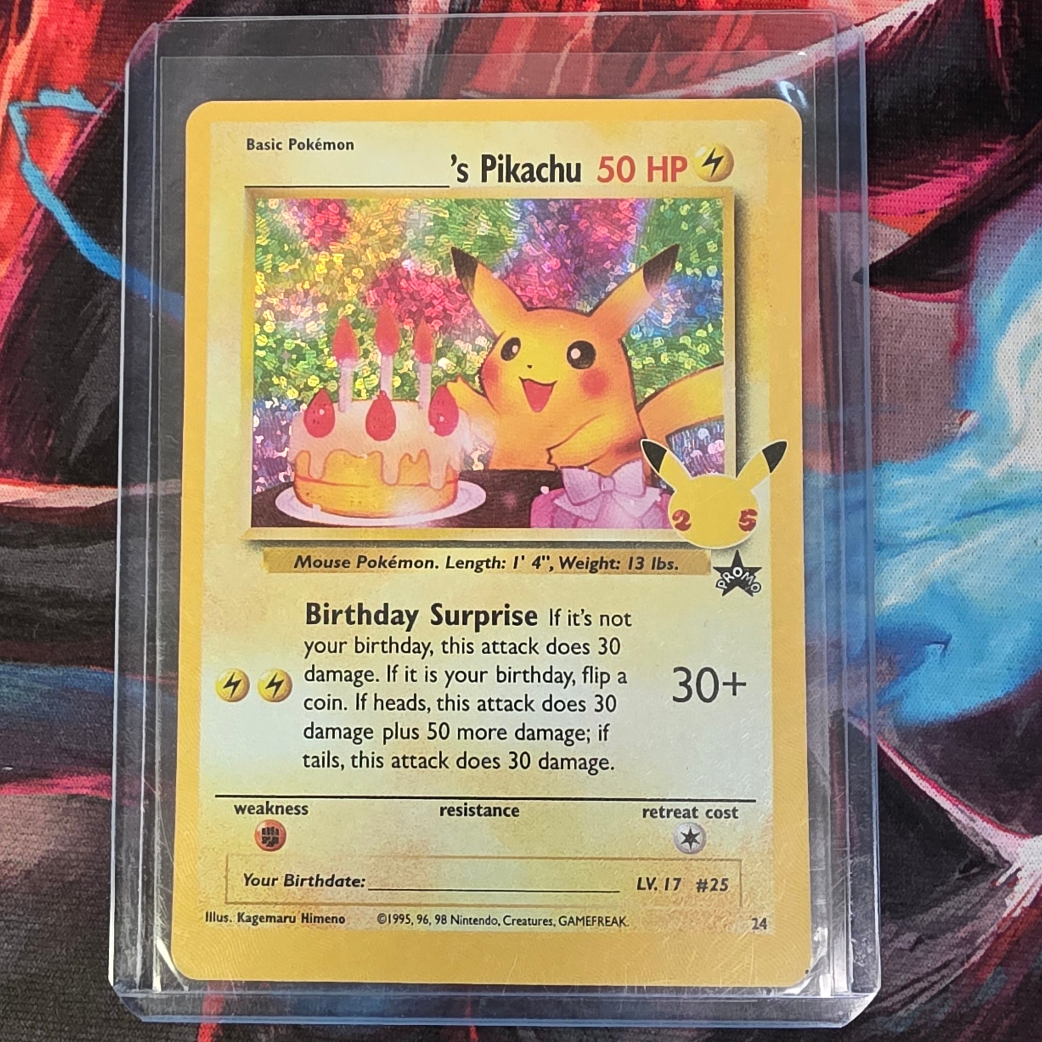 how much is a pikachu holographic card worth The Pokemon Company International - 005/025 Placeholder Image Provided Pokmon's Most Infamous Card Sells