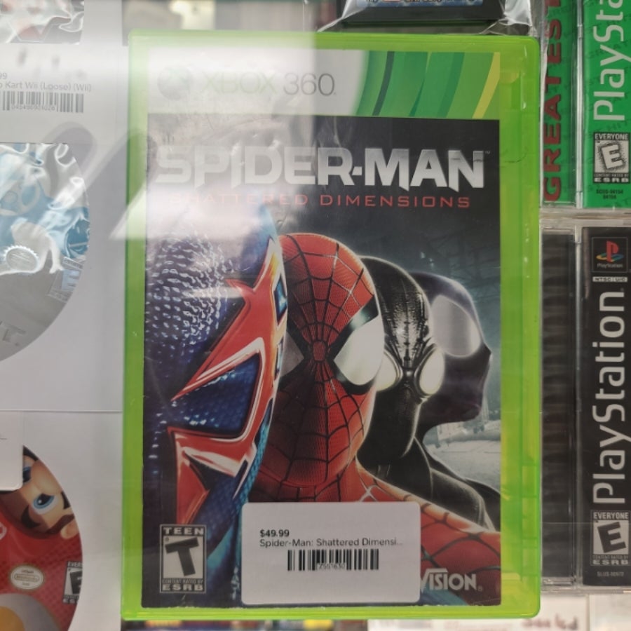 Spider Man Shattered Dimensions - Xbox 360 - Manual Only **NO GAME