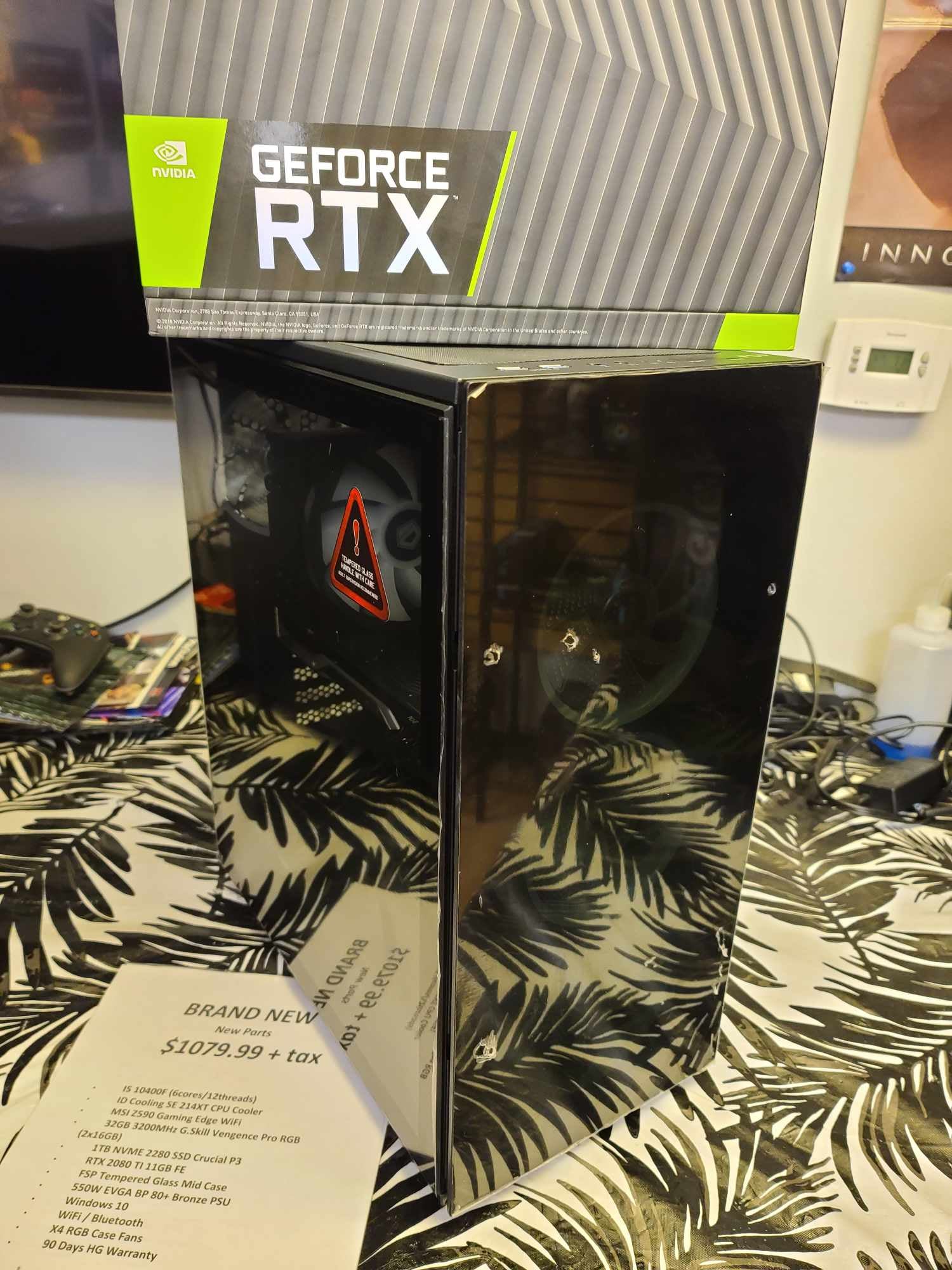 Custom Prebuild Gaming Desktop PC (i5/2080TI) #A1562 | Hidden Gem Computers
